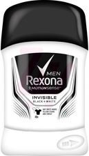 Zdjęcie Rexona Men Invisible Black + White dezodorant sztyft  50ml - Barlinek