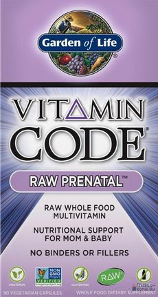 GARDEN OF LIFE Vitamin Code RAW Prenatal 90 kaps