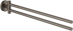 Zdjęcie Grohe Essentials wieszak na ręcznik dwuramienny grafit szczotkowany brushed hard graphite 40371AL1 - Maszewo