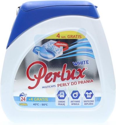 Perlux Perły Do Prania White 24 + 4 Szt. 