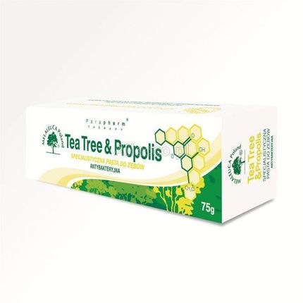 melaleuca Tea Tree Pasta do zębów z PROPOLISEM antybakteryjna bez fluoru 75g
