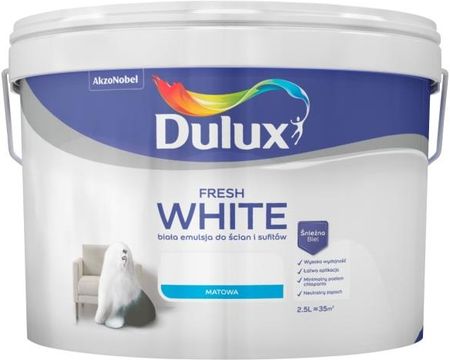 Dulux Farba Fresh White 2,5l