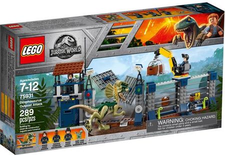LEGO Jurassic World 75931 Atak dilofozaura na posterunek