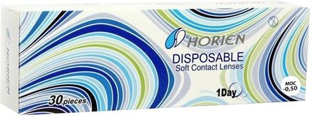 Soczewki kontaktowe Horien 1 Day Disposable, 1-dniowe, -0,50, 30 szt
