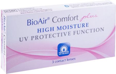 BioAir Comfort Plus 30-dniowe -1,25 3 szt