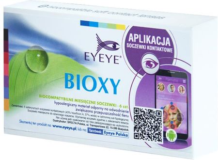 Eyeye Bioxy 30-dniowe -2,25 6 szt