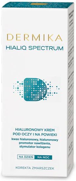 DERMIKA HIALIQ 3D Hialuronowy krem pod oczy i na powieki 15ml - zdjęcie 1 DERMIKA HIALIQ 3D Hialuronowy krem pod oczy i na powieki 15ml