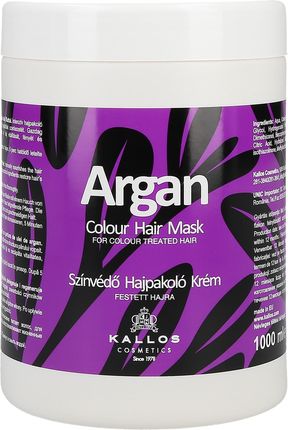 KALLOS Argan Colour Hair Mask arganowa maska do włosów farbowanych 1000ml
