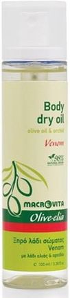 Macrovita Olive-Elia Venom Suchy Olejek Do Ciała Z Bio-Oliwą I Ekstraktem Z Orchidei 100 ml