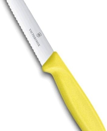 Victorinox Swiss Classic Nóż Do Steków I Pizzy Ząbkowany 12 Cm Żółty (6793612l8)