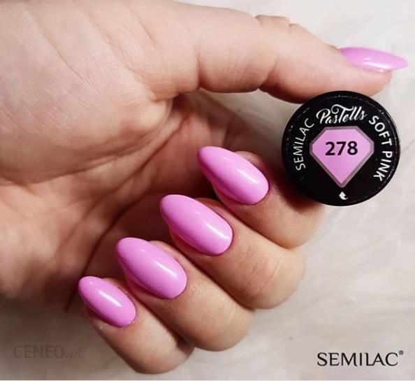 Semilac Pastells Lakier Hybrydowy Uv Do Paznokci 7ml Semilac Pastells 278 Soft Pink Opinie I Ceny Na Ceneo Pl