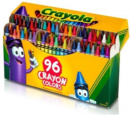 Crayola Kredki Świecowe 96Szt Mega Paka + Zastrugiwaczka