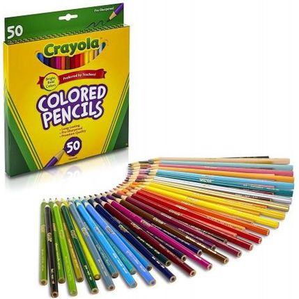 Crayola Kredki Ołówkowe 50Szt 