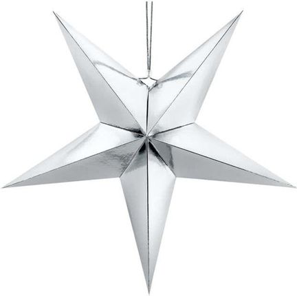 Gwiazda papierowa 70cm srebrny