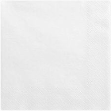 Zdjęcie partydeco Serwetki Lunch Classic białe 33cm 20szt - Koluszki