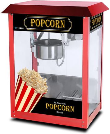 Forgast Maszyna Do Popcornu Z Czerwonym Daszkiem