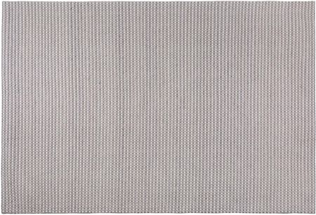 Beliani Ręcznie tkany dywan z wełny do salonu niskie włosie jasnoszary 140 x 200 cm Kilis