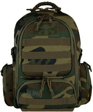St.Majewski Plecak 4-Komorowy Military Woodland Camo