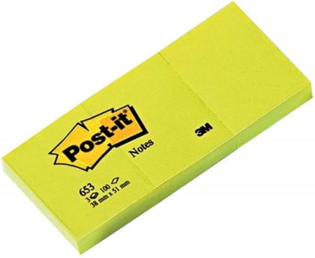 Post-It Karteczki 38*51Mm Żółte (3*100)
