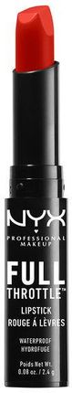 NYX Professional Makeup Full Throttle Lipstick Pomadka do ust 04 Firestorm