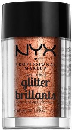 NYX Professional Makeup Face&Body Gliitter Brokat do twarzy i ciała Cooper 2,5 g
