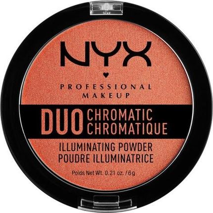 NYX Professional Makeup Duo Chromatic Illuminating Powder Puder rozświetlający Synthetica 6 g