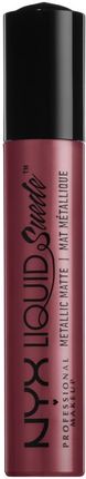 NYX Professional Makeup Liquid Suede Metalic Matte Lipstick Pomadka do ust w pynie Modern maven 4 ml