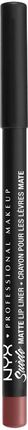 NYX Professional Makeup Suede Matte Lip Liner Shade Extension Kredka do ust Cannes 1 g