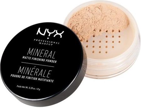 NYX Professional Makeup Mineral Finishing Powder Puder mineralny Light/Medium 8 g