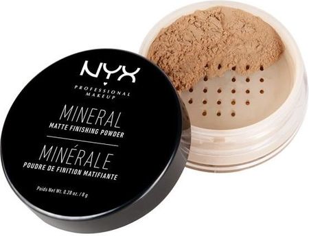 NYX Professional Makeup Mineral Finishing Powder Puder mineralny Medium/Dark  8 g