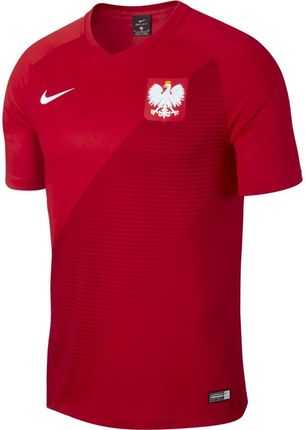 Nike Koszulka Reprezentacji Polski Poland Ftbl Top Ss Away Czerwona