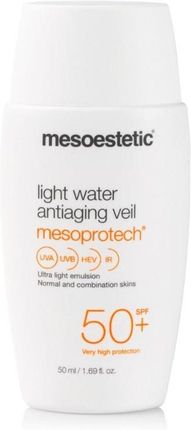Mesoestetic Mesoprotech lekki fluid przeciwsłoneczny SPF50+ o działaniu przecistarzeniowym 50ml