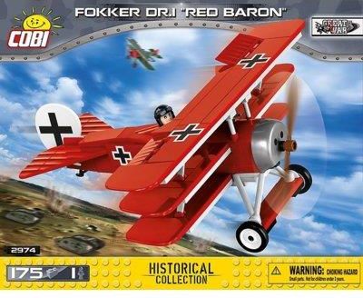Cobi Mała Armia Fokker Dr.1 Red Baron 2974