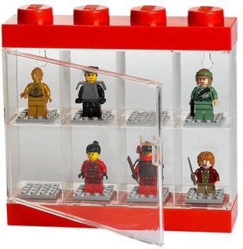 LEGO Pojemnik Sorter Na 8 Figurek Czerwony