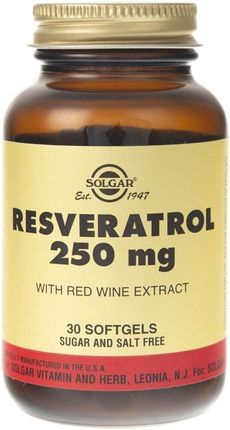Solgar Resveratrol 250mg 30kaps.