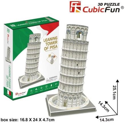 Cubic Fun Krzywa Wieża W Pizie 3D 27El.