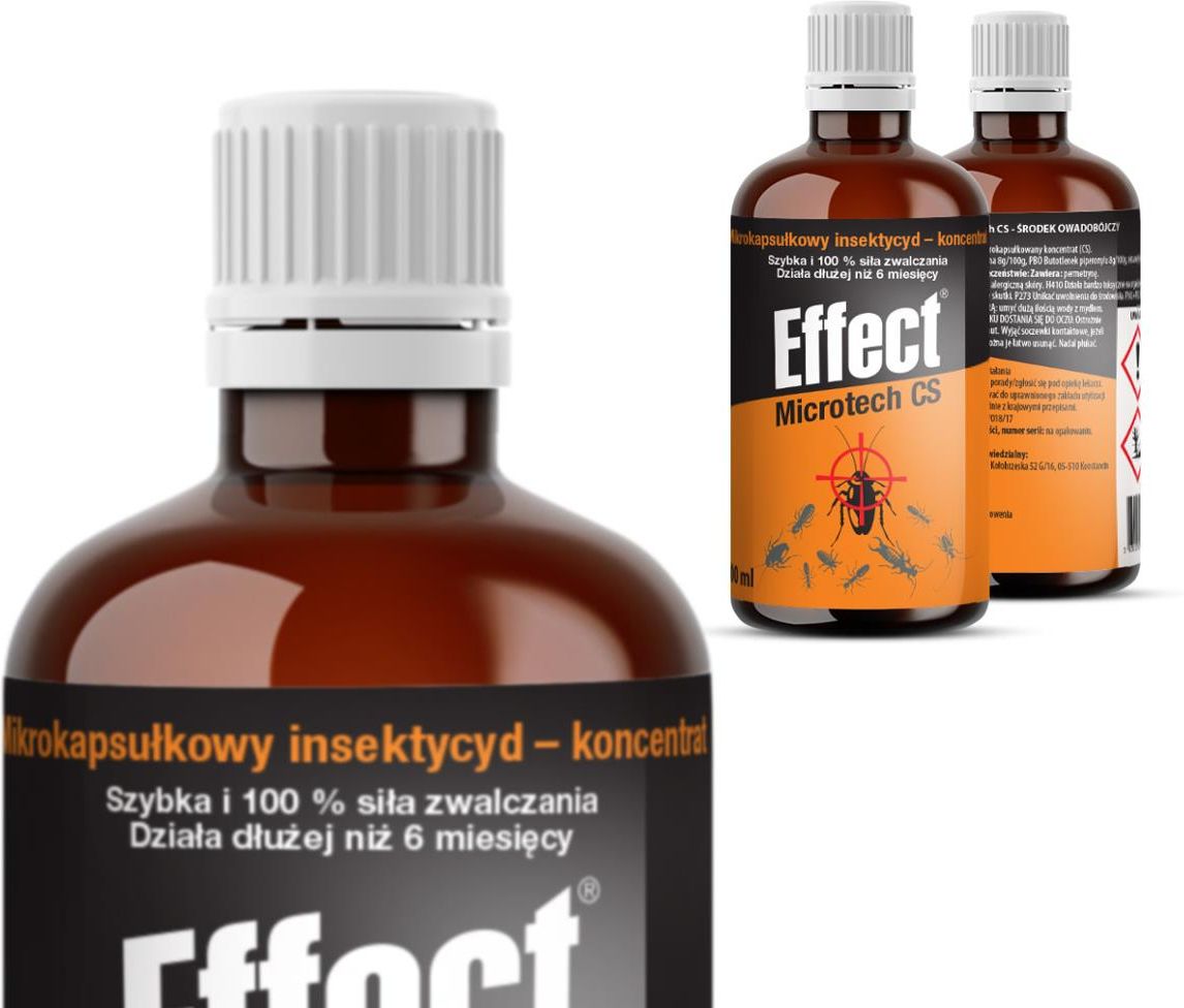 Effect Preparat Na Pluskwy Środek Microtech Cs 100Ml - zdjęcie 1 Effect Preparat Na Pluskwy Środek Microtech Cs 100Ml