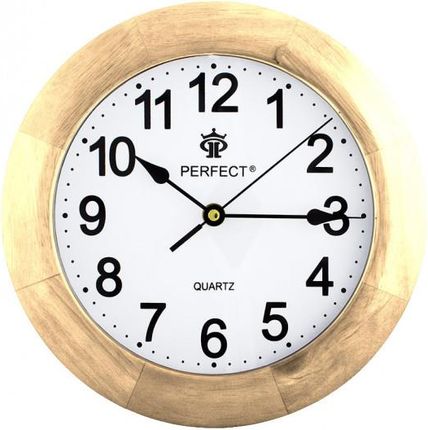 Perfect Zegar Ścienny Z Drewnianą Obudową (zsppw9943)