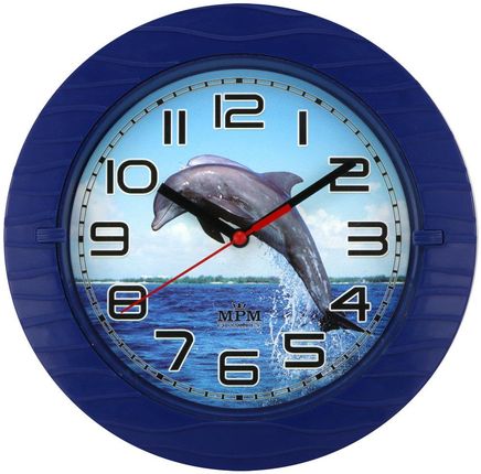 Mpm Zegar Ścienny 22 Cm Delfin E01.3687.30