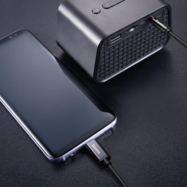 BASEUS 1.2 m Kabel USB-C - Jack 3.5 mm - niskie ceny i opinie w