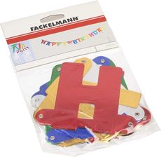 Zdjęcie Girlanda Napis urodziny Fackelmann Happy Birthday - Nekla