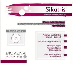 Zdjęcie SIKATRIS, plaster na blizny silikonowy okołobrodawkowy, kolisty 7,6cm 1 szt - Wałbrzych