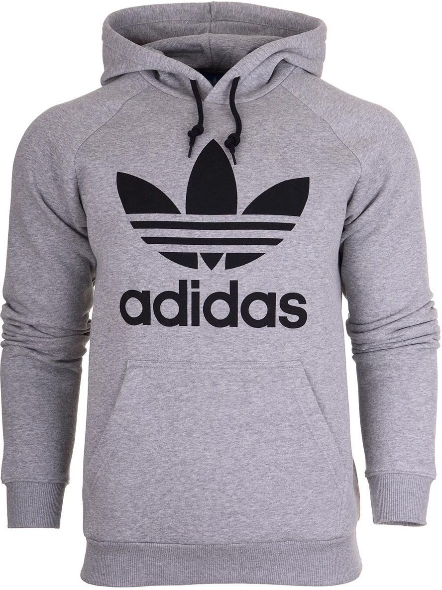Bluza męska ADIDAS szara, bawełniana r. M