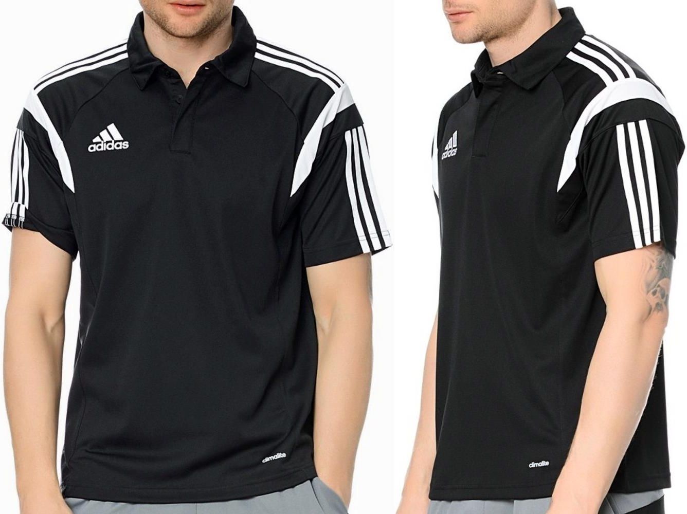 Koszulka Męska Polo ADIDAS Czarna XL