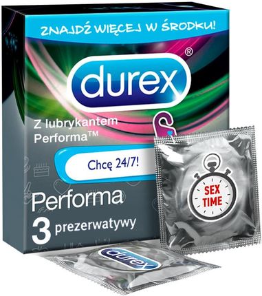 Durex prezerwatywy Performa Emoji 3 szt.