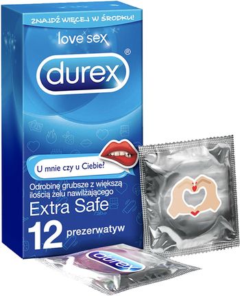 Durex prezerwatywy Emoji Extra Safe 12 szt.