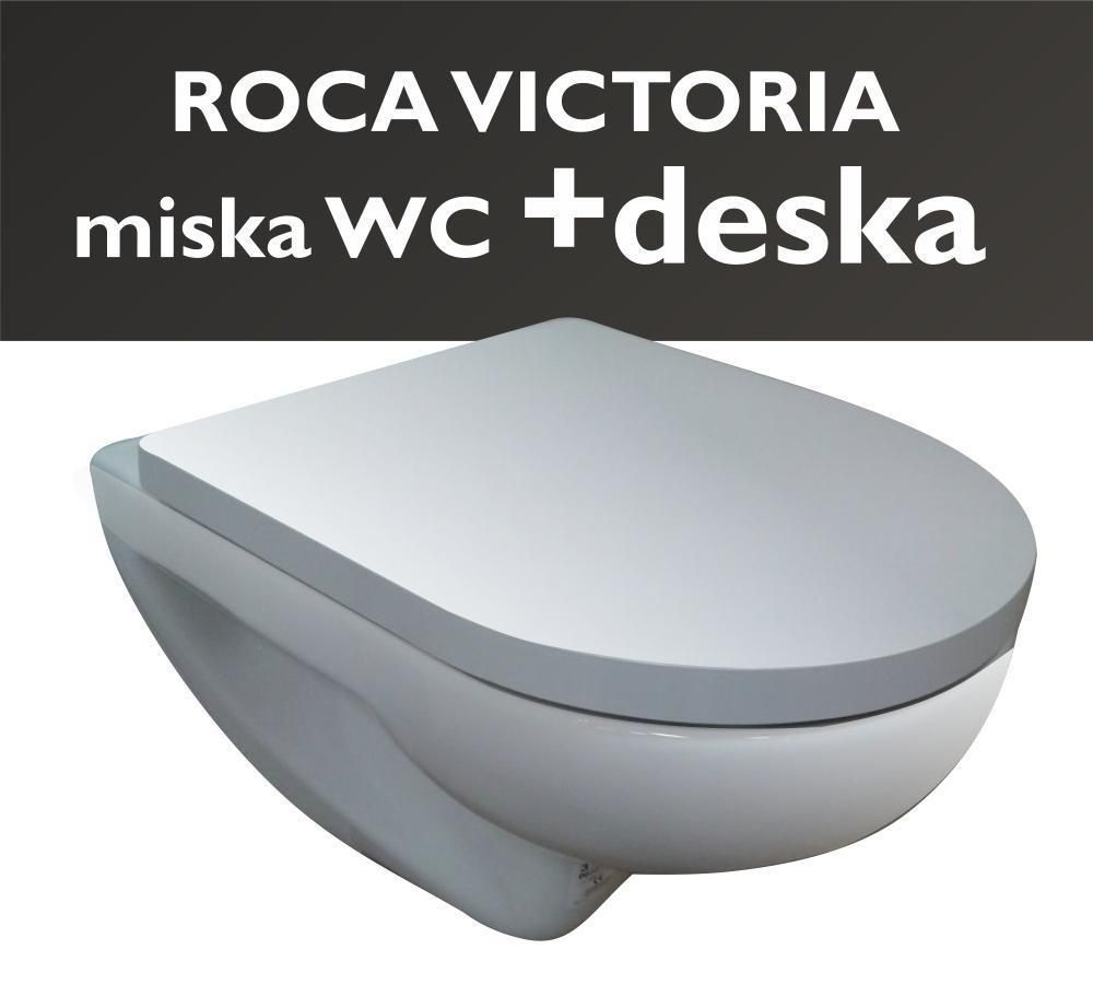 Miska WC Roca Victoria A346303007+534034 - Opinie i ceny na Ceneo.pl