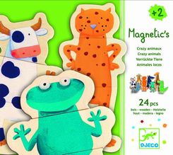 Djeco Magnetyczne Puzzle Zwariowane Zwierzaki 03111 - zdjęcie 1