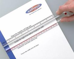 Zdjęcie Pds Care Podłużna Lupa Do Czytania - Linijka (Pcl013) - Karczew