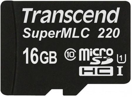 Transcend microSDHC 16GB UHS-I Class10 (TS16GUSD220I)